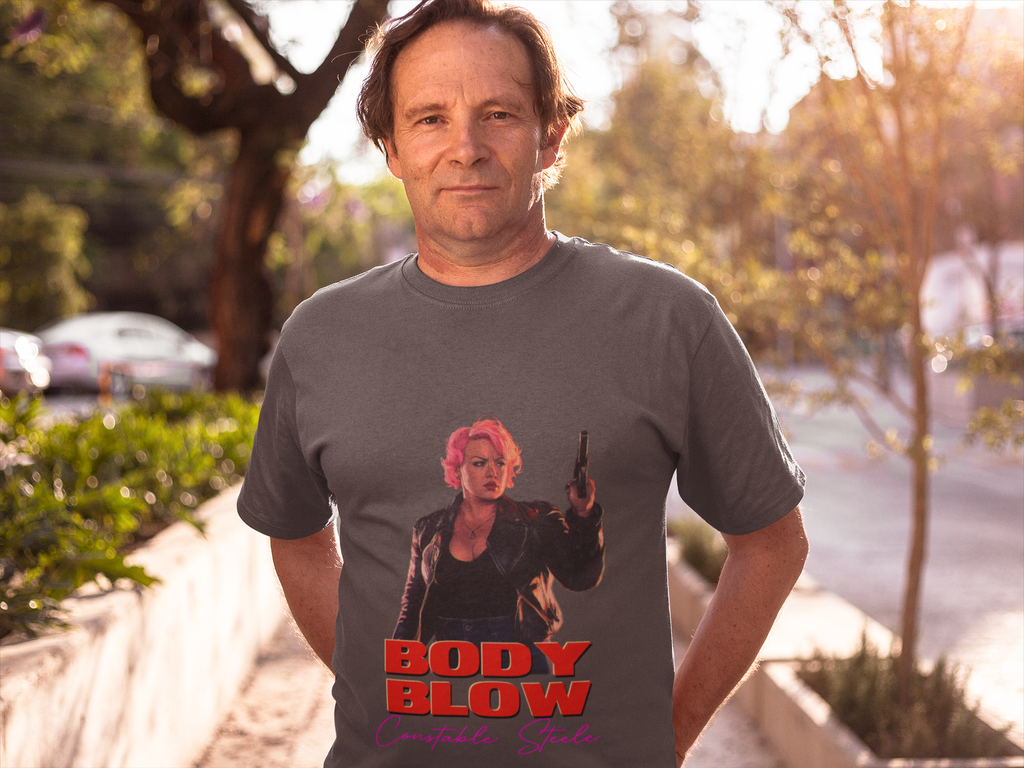 "Steele: Locked and Loaded" T-Shirt (Fantastic Fest Limited Edition)