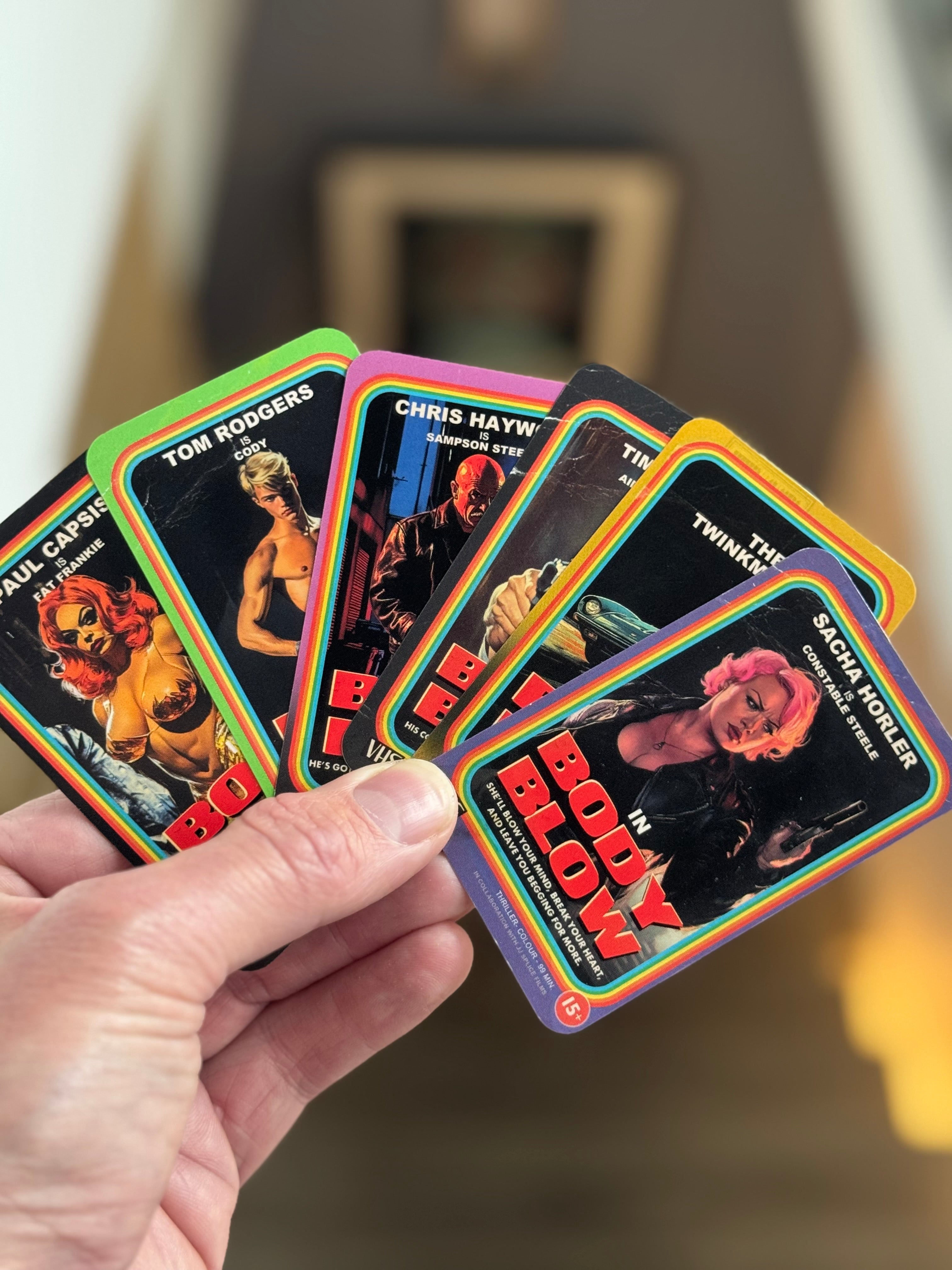 Complete Set of Body Blow Collectors Cards