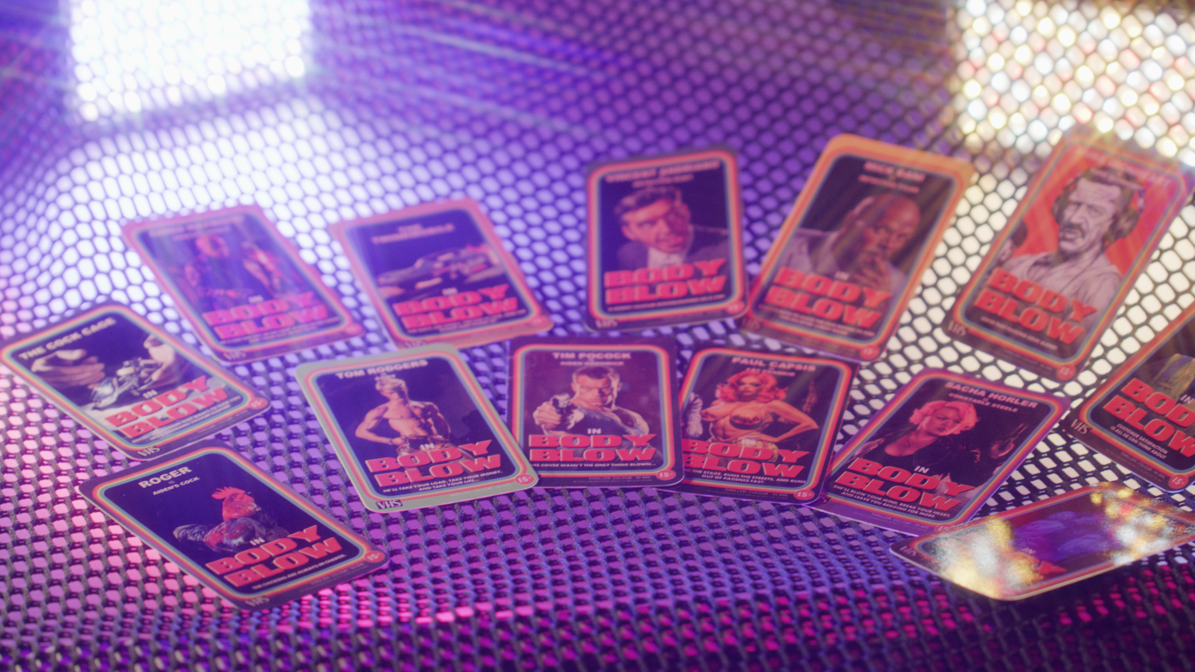 Complete Set of Body Blow Collectors Cards